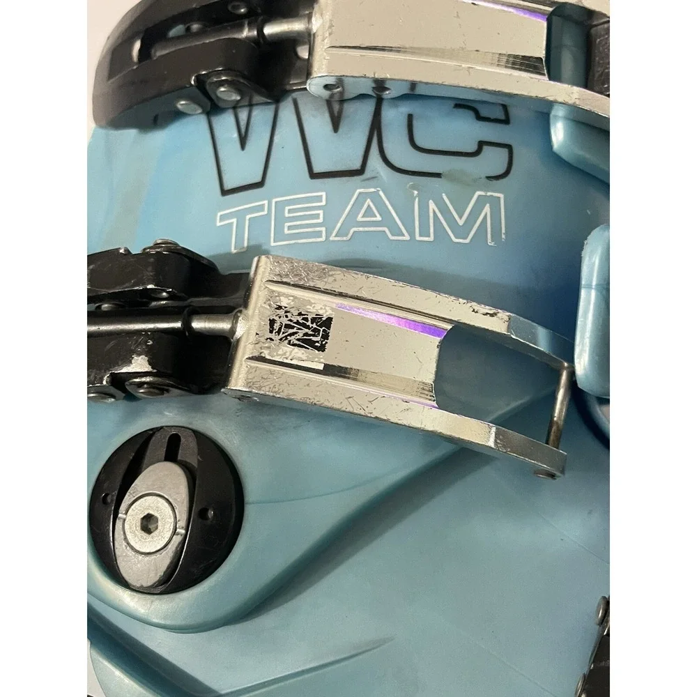 Lange WC Team Ski Boots Sz 24 Crazy Blue 292 mm